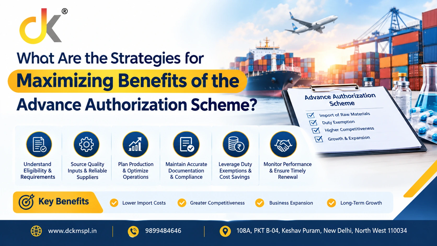 What Are the Strategies for Maximizing Benefits of the Advance Authorization Scheme?