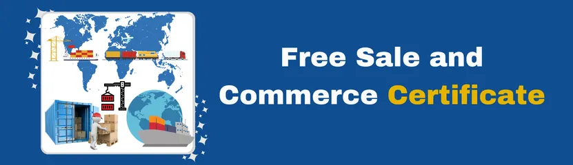 Free Sale and Commerce Certificate